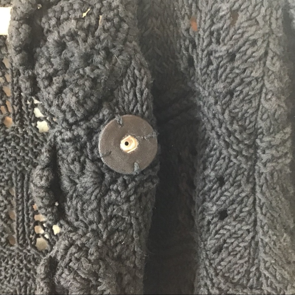 Oscar De La Renta Cardigan Sweater Ruffle - Picture 8 of 9